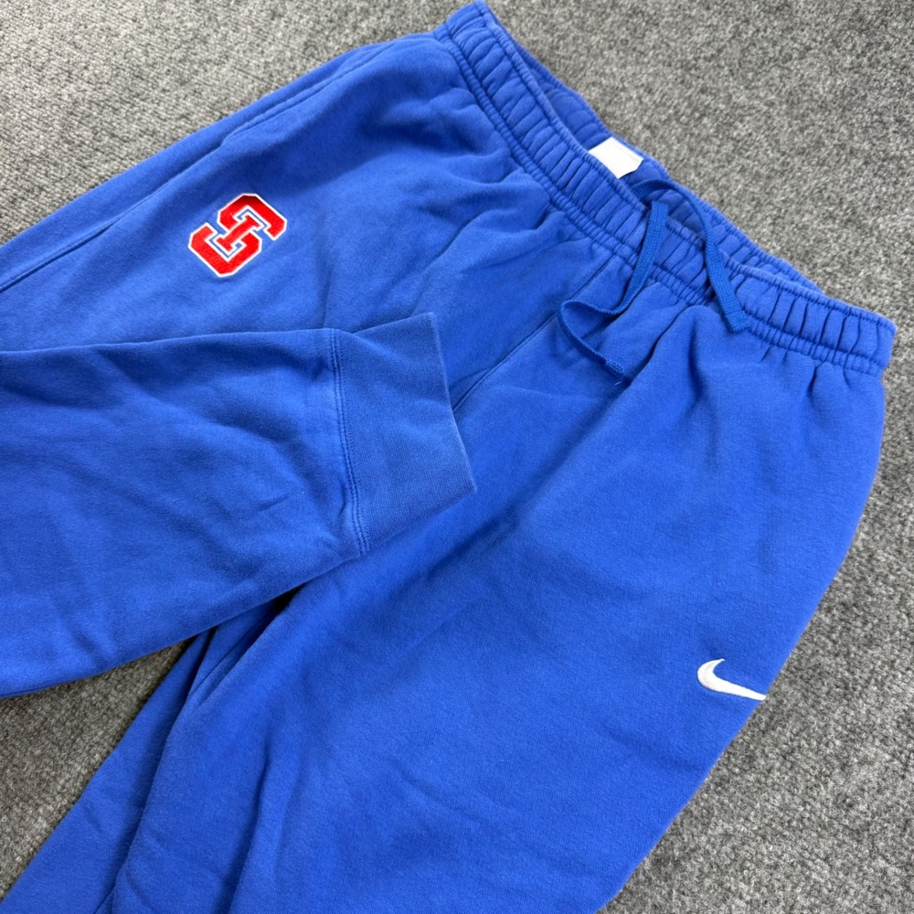 Nike Sweatpants Size XL Blue Embroidered Logo CJ1616-493 Men's